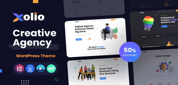 Item cover for download Xolio - Creative Agency & Portfolio WordPress Theme