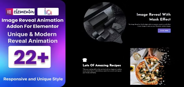 Item cover for download Image Reveal Animation Addon For Elementor