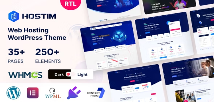 Item cover for download Hostim - Web Hosting WordPress Theme with WHMCS
