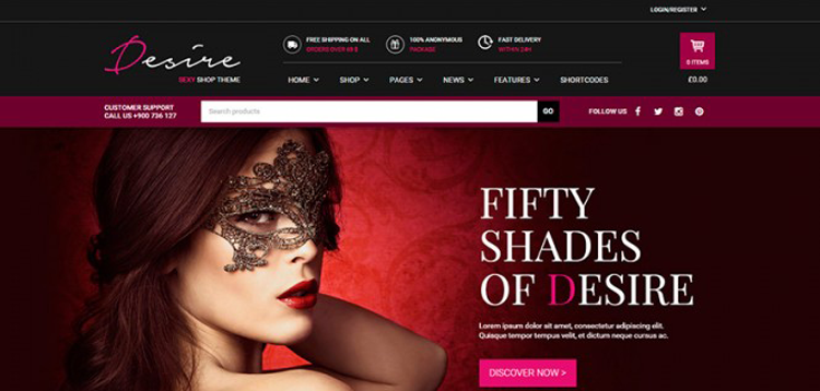Item cover for download Yith Desire Sexy Shop Premium