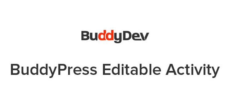 Item cover for download BuddyPress Editable Activity