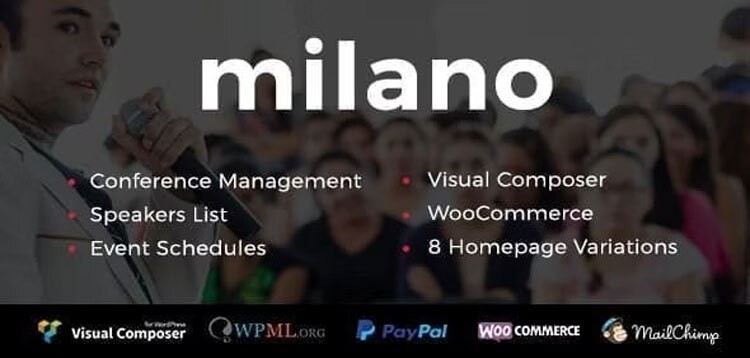 Item cover for download Milano | Event & Conference WordPress