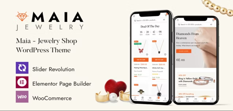 Item cover for download Maia - Jewelry Shop WordPress Theme