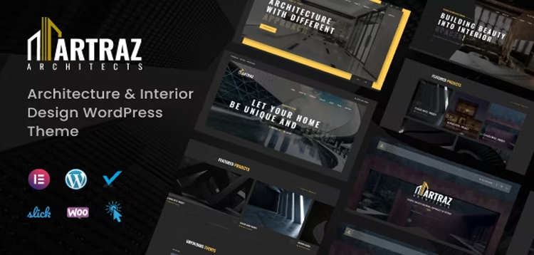Item cover for download Artraz - Architecture and Interior Design WordPress Theme