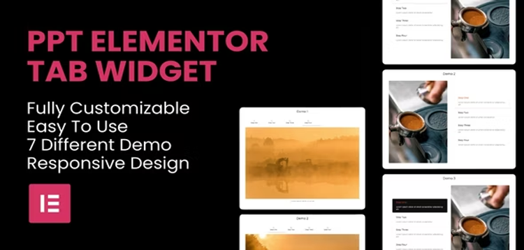Item cover for download PPT - Elementor Responsive Tab Widget
