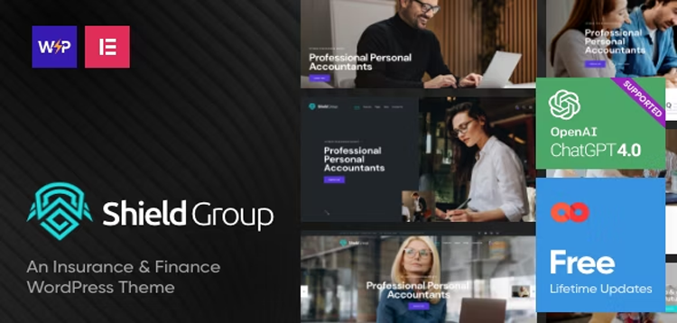 Item cover for download ShieldGroup | An Insurance & Finance WordPress Theme