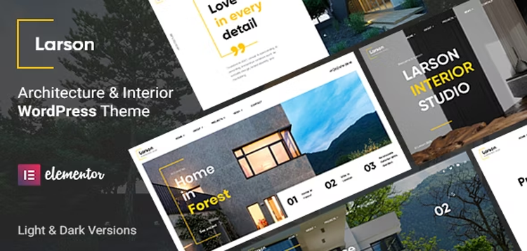 Item cover for download Larson - Architecture WordPress Theme