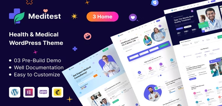 Item cover for download Meditest - Health Medical & Hospital WordPress Theme