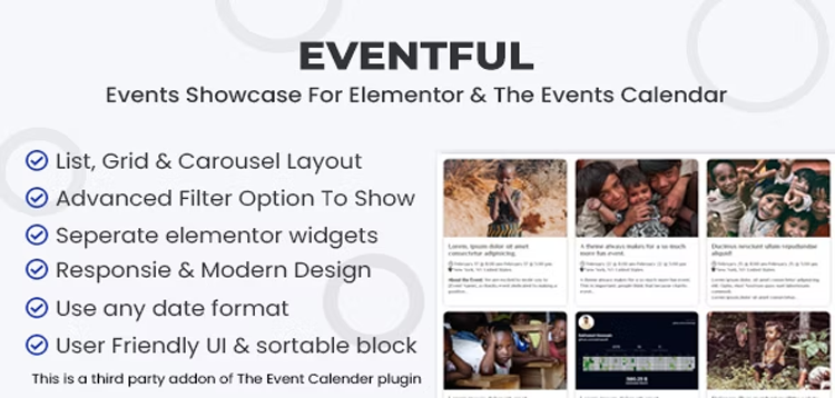 Item cover for download Events Showcase For Elementor And The Events Calendar