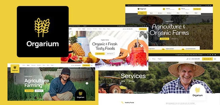 Item cover for download Orgarium - Agriculture & Organic Farm WordPress Theme