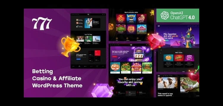 Item cover for download 777 - Betting, Casino & Affiliate WordPress Theme