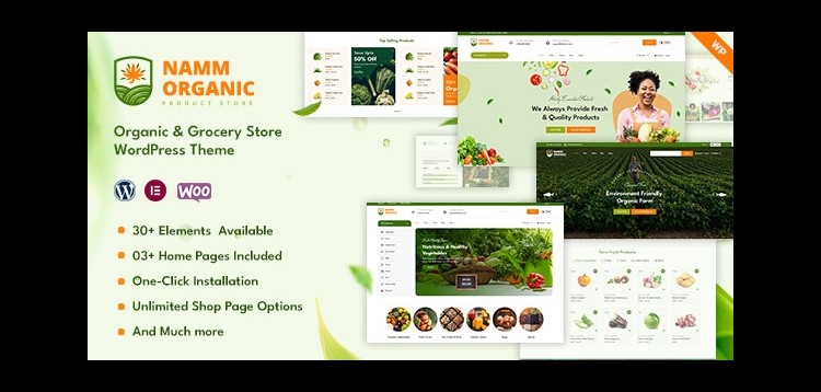 Item cover for download Namm - Grocery Shop WordPress Theme