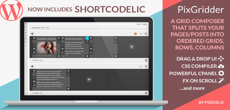 Item cover for download PixGridder Pro Page Grid Composer for Wordpress