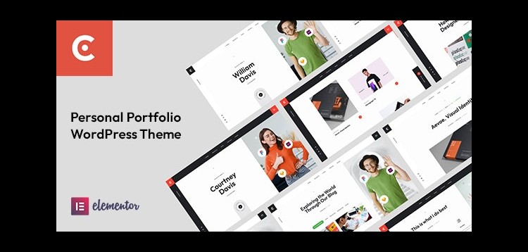 Item cover for download Courtney - Personal Portfolio WordPress Theme