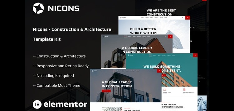 Item cover for download Nicons - Construction & Architecture Template Kit