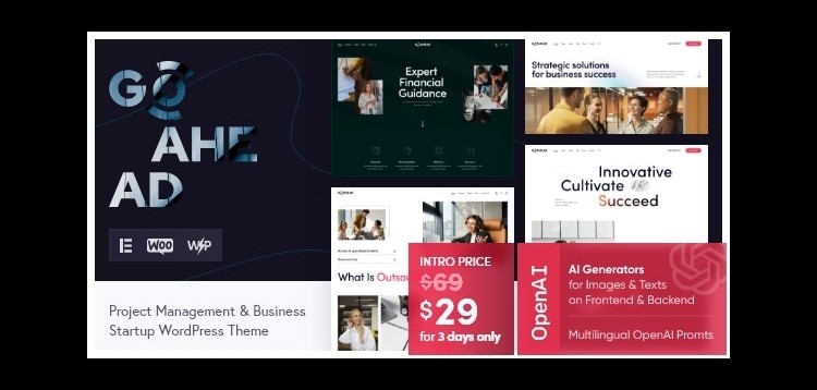 Item cover for download GoAhead — Business Startup WordPress Theme