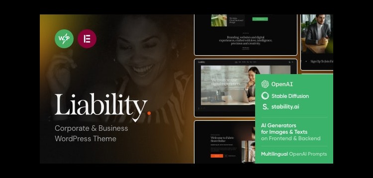 Item cover for download Liability | Insurance & Finance WordPress Theme