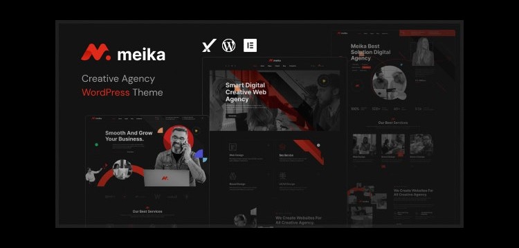 Item cover for download Meika – Creative Agency WordPress Theme