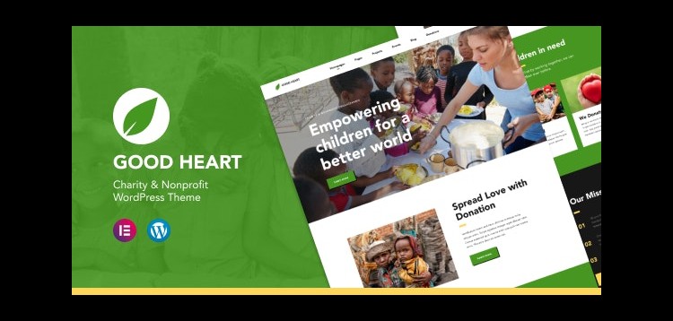 Item cover for download GoodHeart - Charity & Nonprofit Elementor WordPress Theme