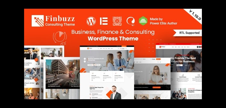 Item cover for download Finbuzz - Corporate Business WordPress Theme