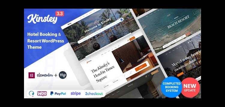 Item cover for download Kinsley - Hotel Booking Theme