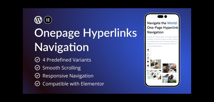 Item cover for download OnePage Hyperlinks Navigation