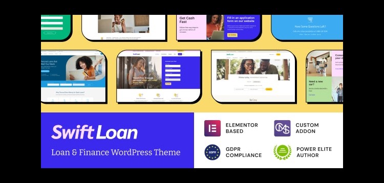 Item cover for download Swift Loan - Payday & Banking Finance WordPress Theme