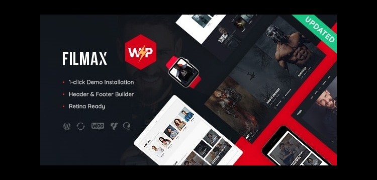 Item cover for download Filmax | Cinema & Movie News Magazine WordPress Theme