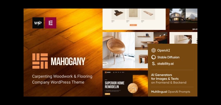 Item cover for download Mahogany | Carpenting Woodwork & Flooring WordPress Theme