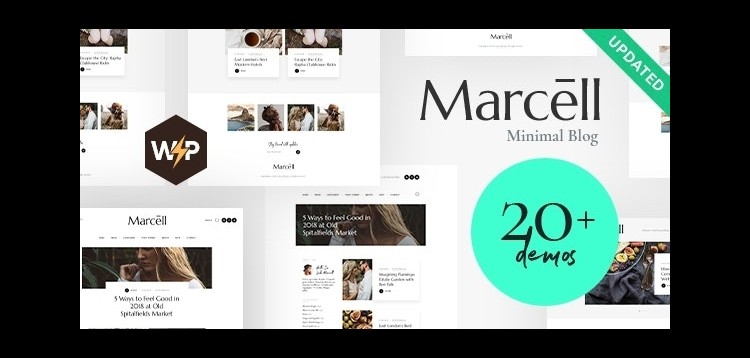 Item cover for download Marcell | Personal Blog & Magazine WordPress Theme