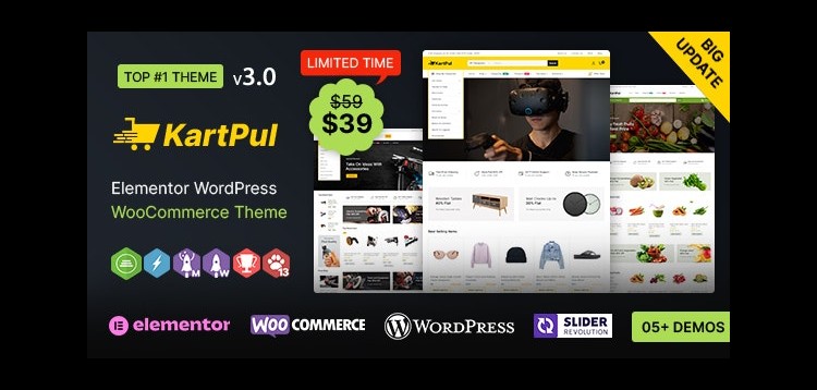Item cover for download KartPul WP - Elementor Multi-purpose WooCommerce Theme