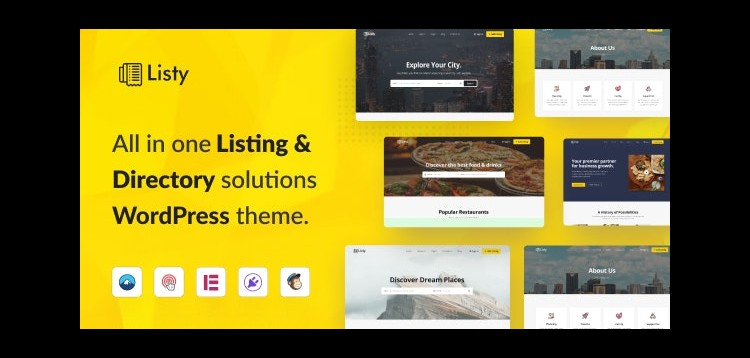 Item cover for download Listy - Listing & Directory Solutions WordPress Theme
