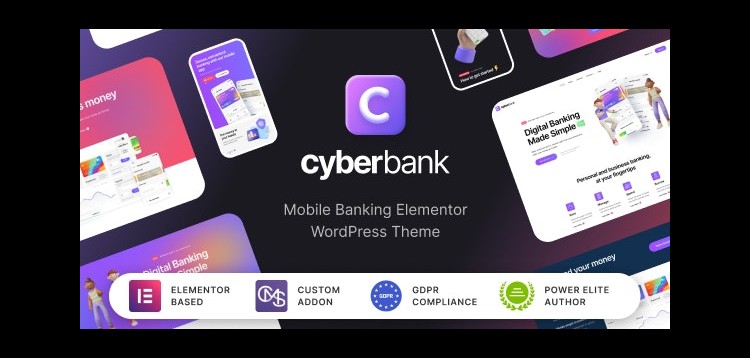 Item cover for download Cyberbank - Business and Finance WordPress Theme