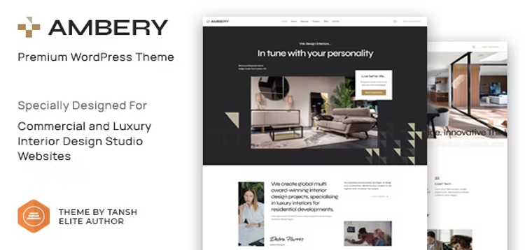 Item cover for download Ambery - Interior Design WordPress Theme