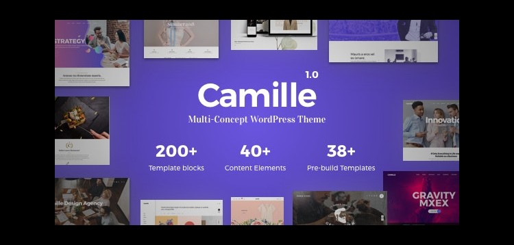 Item cover for download Camille - Multi-Concept WordPress Theme