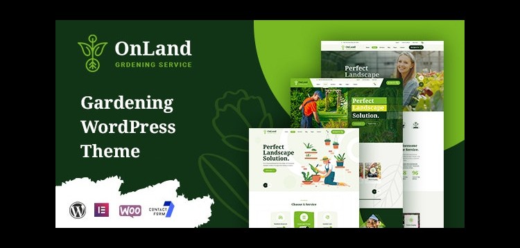 Item cover for download OnLand - Gardening WordPress Theme
