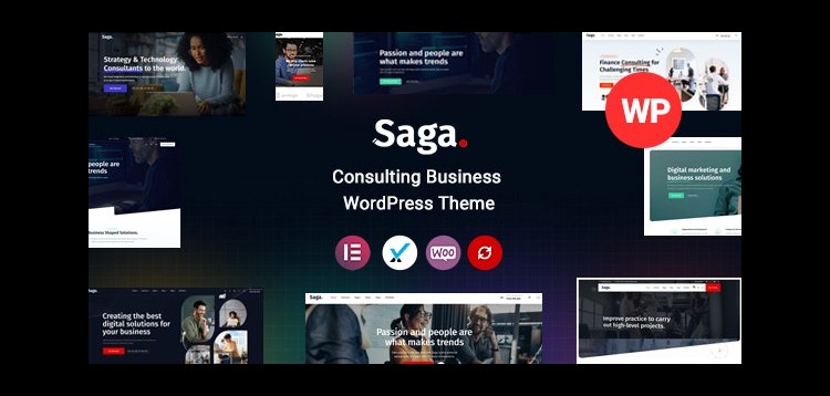 Item cover for download Saga - Business Consulting WordPress Theme