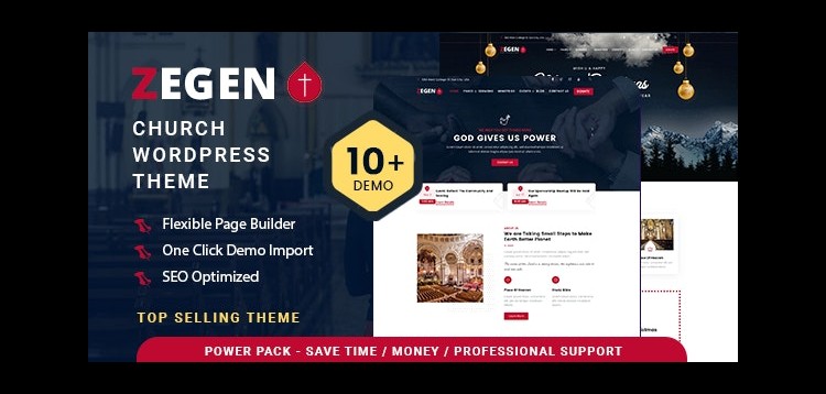 Item cover for download Zegen - Church WordPress Theme