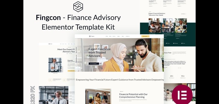 Item cover for download Fingcon - Finance Advisory Elementor Template Kit