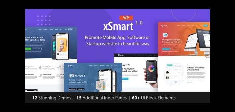 Item cover for download xSmart - App Landing Page WordPress Theme in Tech Presentation, Promo Marketing & Advertising Agency