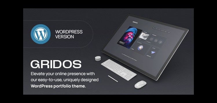 Item cover for download Gridos - Creative Personal Portfolio WordPress Theme