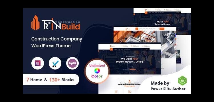 Item cover for download RinBuild - Construction Building Company WordPress Theme + RTL