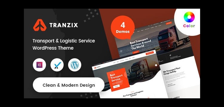 Item cover for download Tranzix- Logistics & Transportation WordPress Theme + RTL