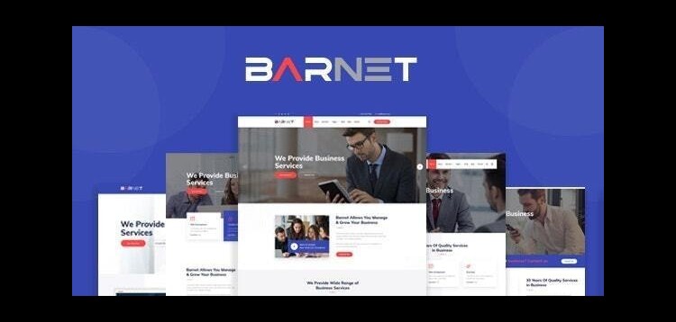 Item cover for download Barnet- Business Consulting WordPress Theme