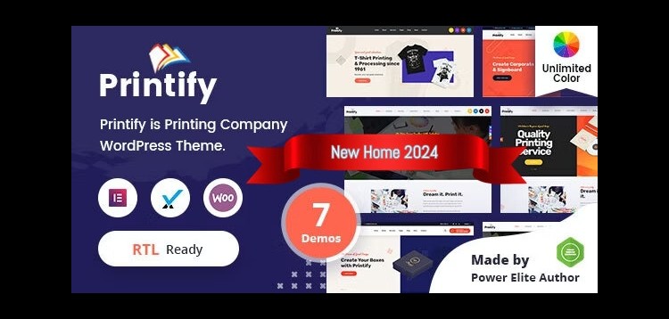 Item cover for download Printify - Printing Company WordPress Theme + RTL