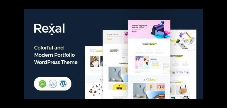Item cover for download Rexal - A Colorful and Modern Multipurpose Portfolio WordPress Theme