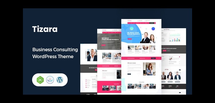 Item cover for download Tizara - Business Consulting WordPress Theme