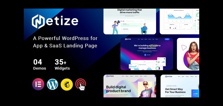 Item cover for download Metize - Landing Page WordPress Theme