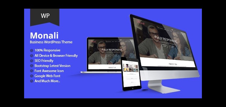 Item cover for download Monali - Business Agency WordPress Theme