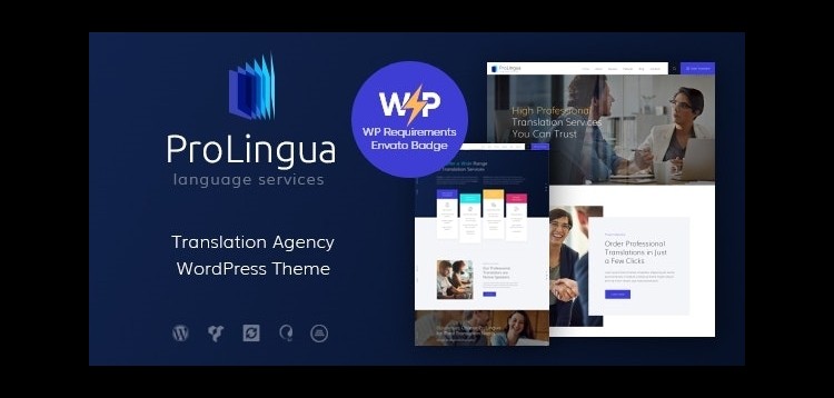 Item cover for download ProLingua | Translation Bureau & Interpreting Services WordPress Theme